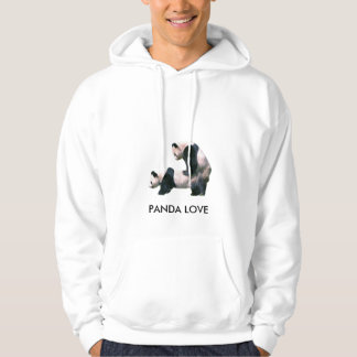 Pandakärlek Sweatshirt Med Luva