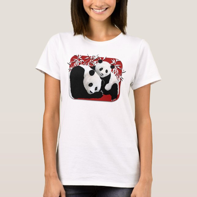 pandakärlek t-shirt (Framsida)