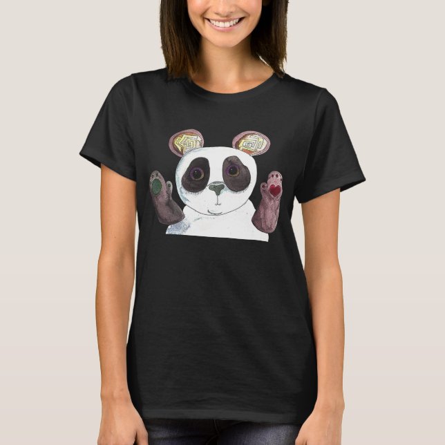 Pandakärlek Tee Shirt (Framsida)