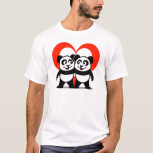 Pandakärlekskjorta Tee