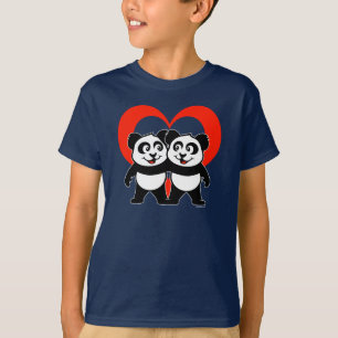 Pandakärlekskjorta Tee