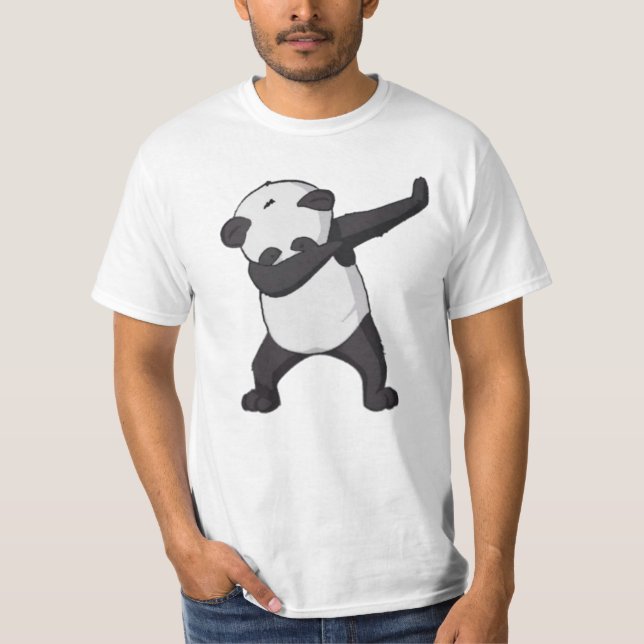 Pandaklickmanar t-skjorta t shirt (Framsida)