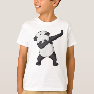 Pandaklickunge t-skjorta t shirt