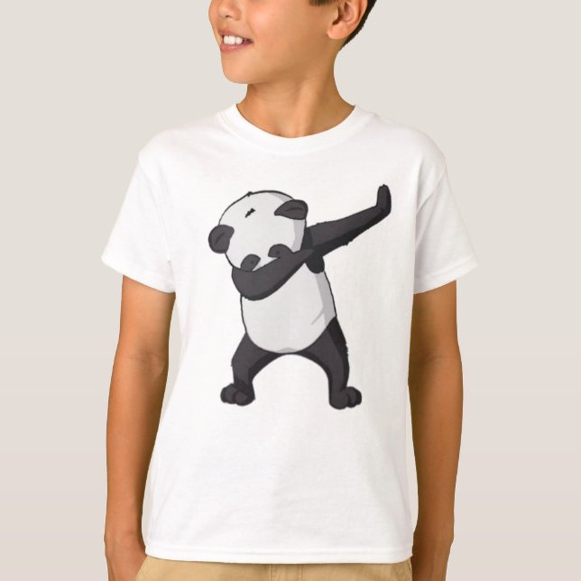 Pandaklickunge t-skjorta t shirt (Framsida)