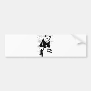 Pandaklocka Bildekal