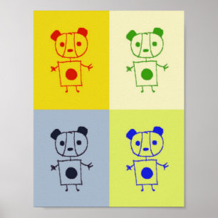 pandakonstig poster