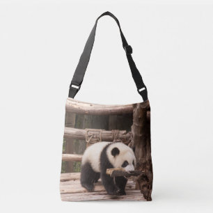 Pandakor förkroppsligar hänger lös axelväska
