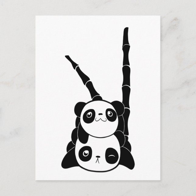 Pandakort Vykort (Framsida)