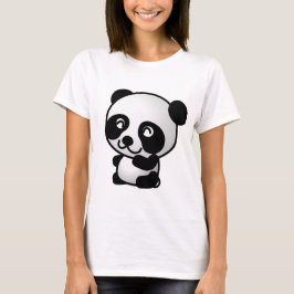 Pandakvinna grundläggande T-tröja T Shirt