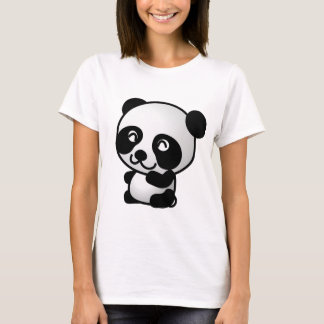 Pandakvinna grundläggande T-tröja T Shirt
