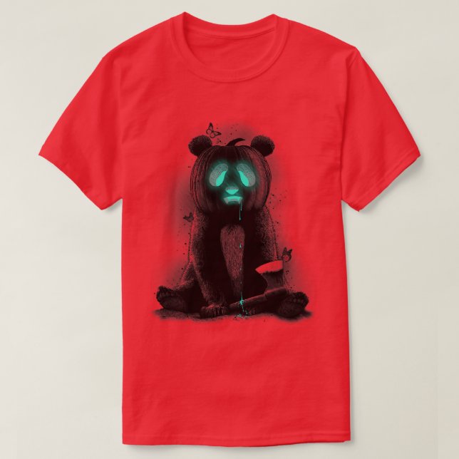 PANDALOWEEN Classic TShirt T Shirt (Design framsida)