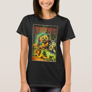 Pandamonium Funny Panda-skräckfilm poster T Shirt