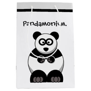 Pandamonium Panda Tecknad, Cute Stressar Pun