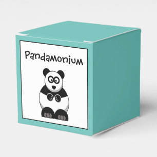 Pandamonium Panda Tecknad, Cute Stressar Pun Presentaskar