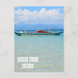 Pandan Beach i Mindoro Filippinerna Vykort