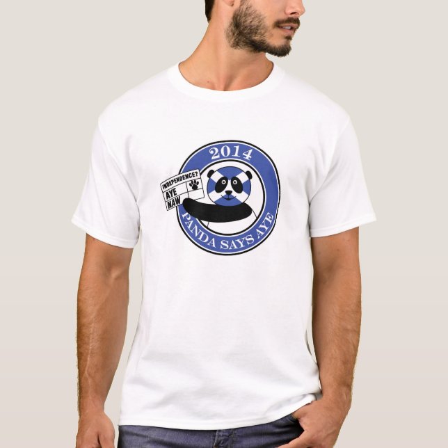 Pandanågot att säga aye! t-shirt (Framsida)