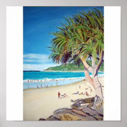 Pandanas Beach Poster