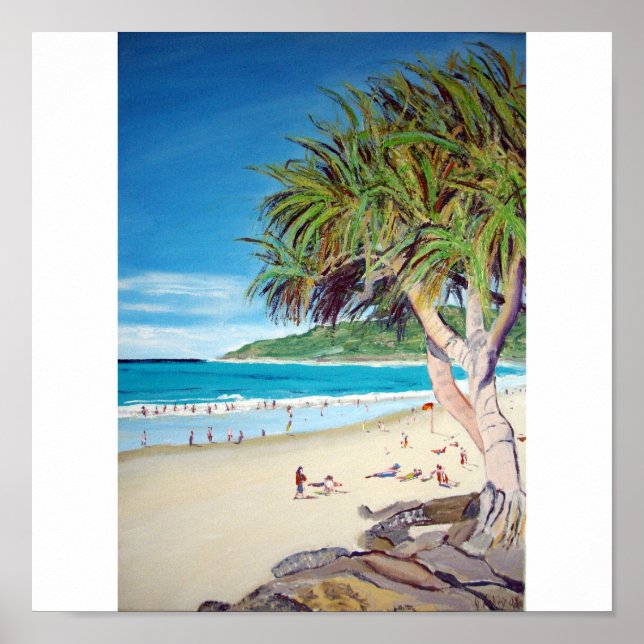 Pandanas Beach Poster (Framsidan)