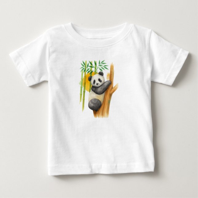 Pandaomfamning T Shirt (Framsida)