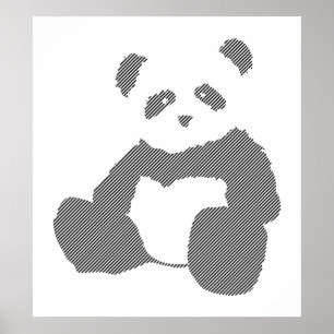 Pandapussel. Poster