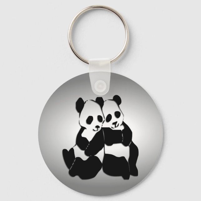 Pandarävar Nyckelring (Framsida)