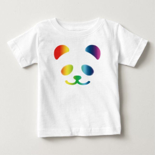 Pandaregnbåge Tee (Framsida)