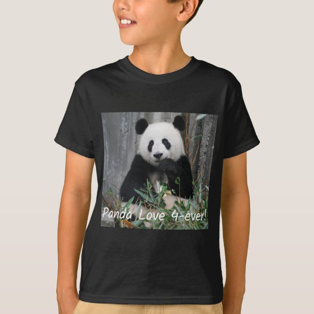 Pandas 4-nånsin T-Shirt (Framsida)