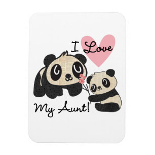 Pandas älskar jag min moster magnet