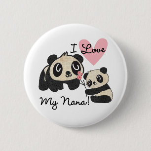 Pandas älskar jag min Nana Knapp