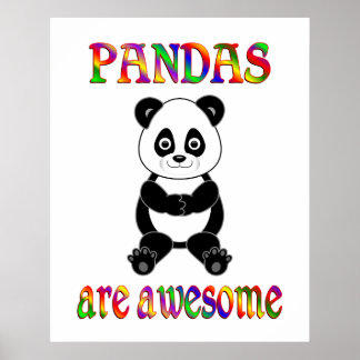 Pandas är Fantastisk Poster