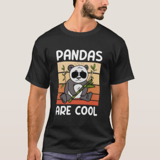 Pandas Är Vilda Djur Djurparksarbetare Panda Björn T Shirt