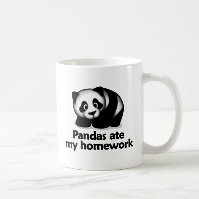 Pandas åt min läxa kaffemugg (Höger)