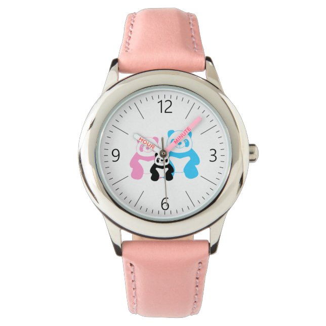 Pandas familj armbandsur (Framsida)