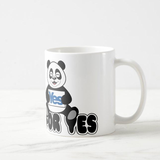 Pandas för jamugg kaffemugg (Höger)