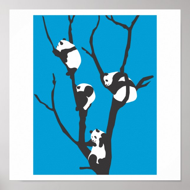 Pandas Hangin'ut Poster (Framsidan)