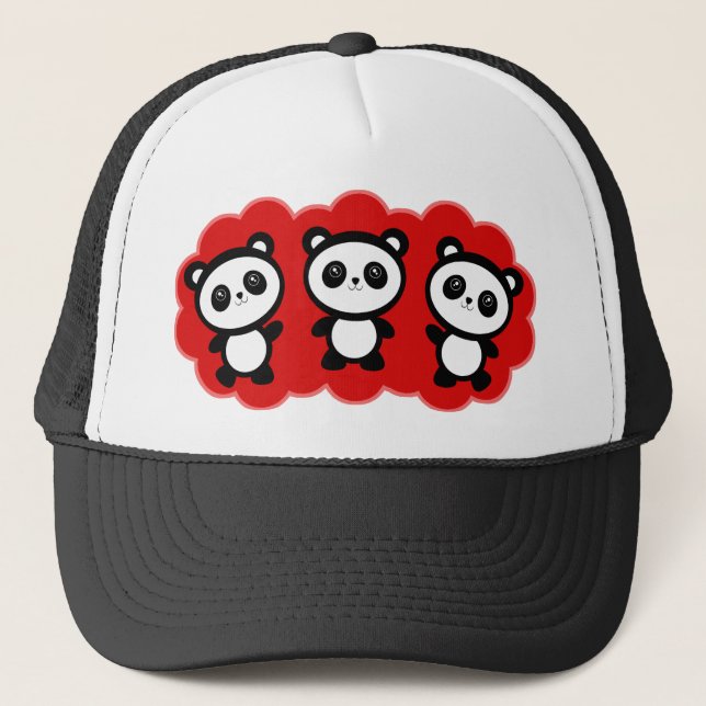 PANDAS - hatt Truckerkeps (Framsida)