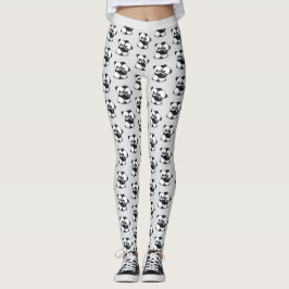 Pandas Hugger Leggings