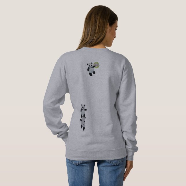 Pandas i fickan t shirt (Hel baksida)
