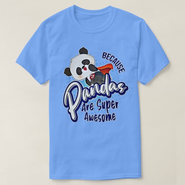 Pandas Is Toppen Fantastisk T Shirt (Design framsida)