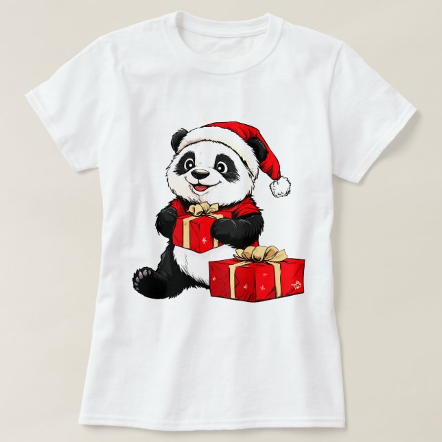 Pandas jul t shirt (Design framsida)