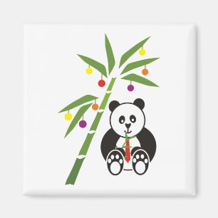 Pandas julmåltid magnet