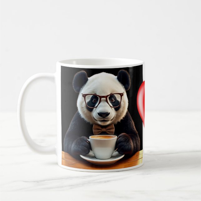 Pandas kafferast kaffemugg (Vänster)