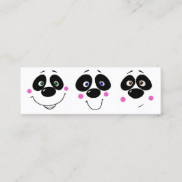Pandas Kindness Cards Mini Visitkort