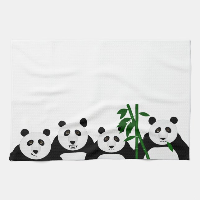 Pandas Kitchen Towel Kökshandduk (Horisontell)