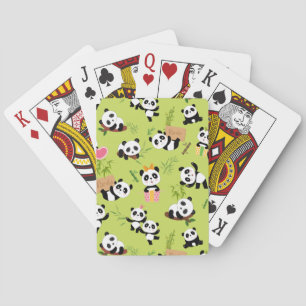 Pandas Mönster 3 Casinokort