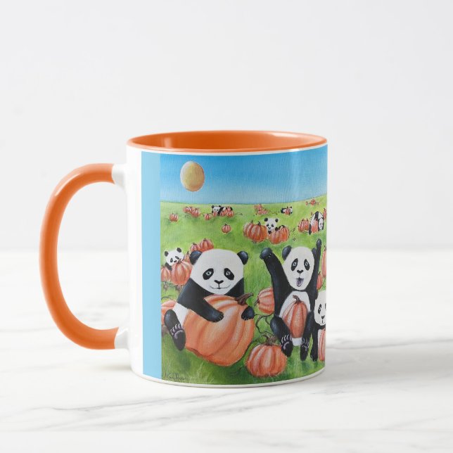 Pandas och Pumpkins Fall Mugg (Vänster)