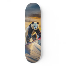 Pandas on Snowboard Design by Rik AMeN Gill