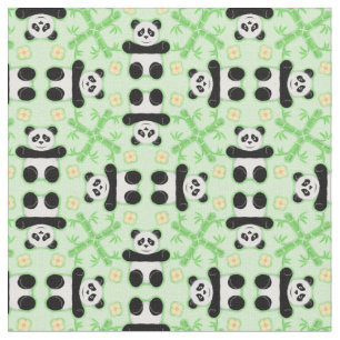 Pandas, Pandas Mönster Fabric Tyg