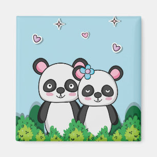 Pandas par magnet