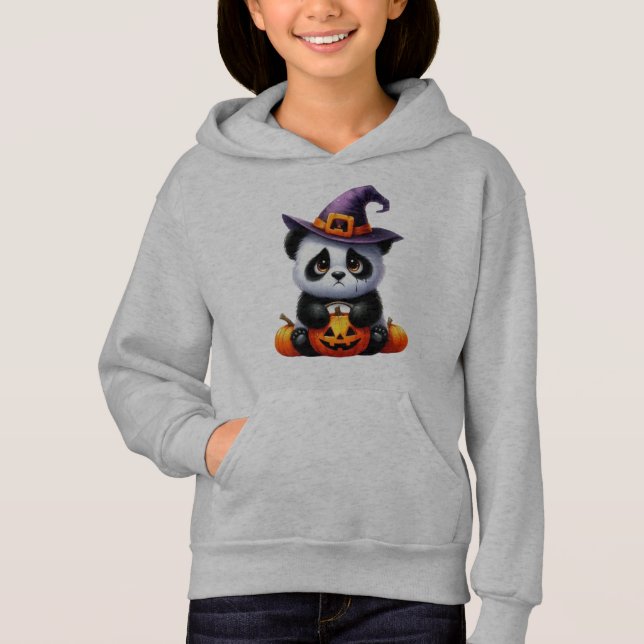 Pandas Pumpkin-Roligt T Shirt (Framsida)